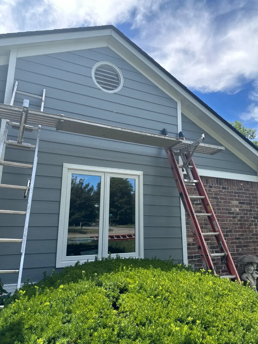 Fiber cement siding installed on a Station Hill home